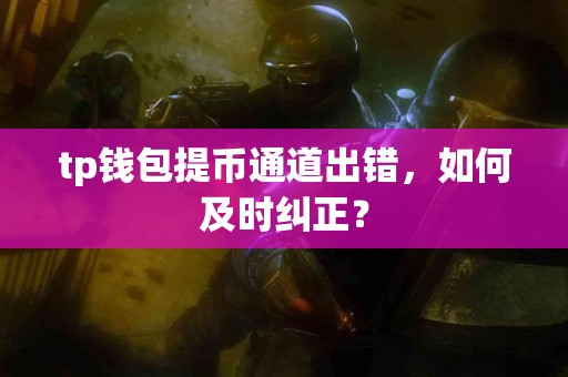 tp钱包提币通道出错，如何及时纠正？