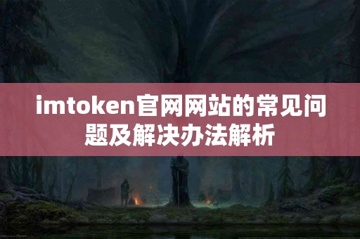imtoken官网网站的常见问题及解决办法解析